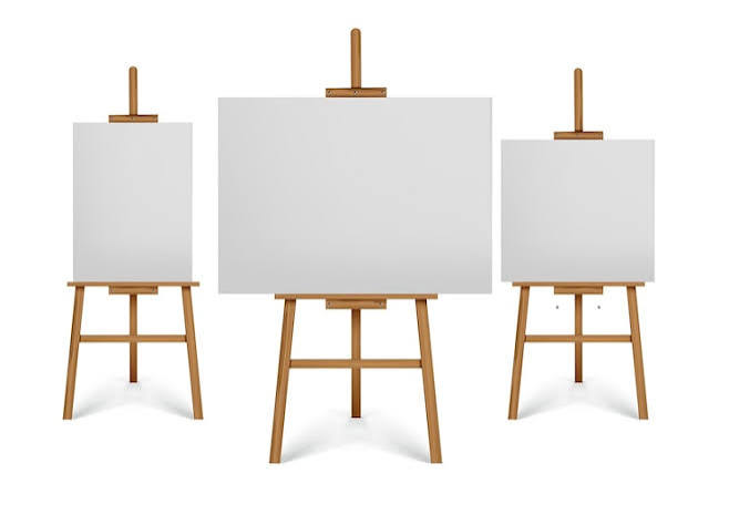 On Easel